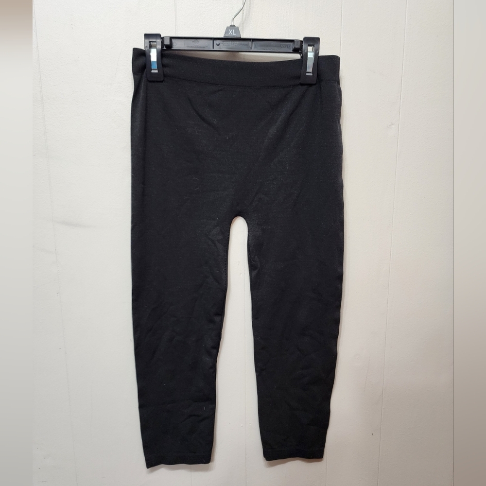 Miss Juli Black Tights Capri Small Medium Stretch‎ C287Z
